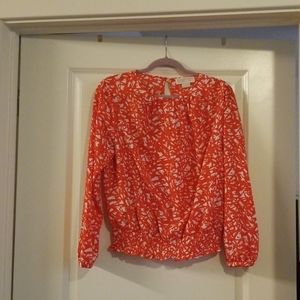 Michael Kors Peasant Top
